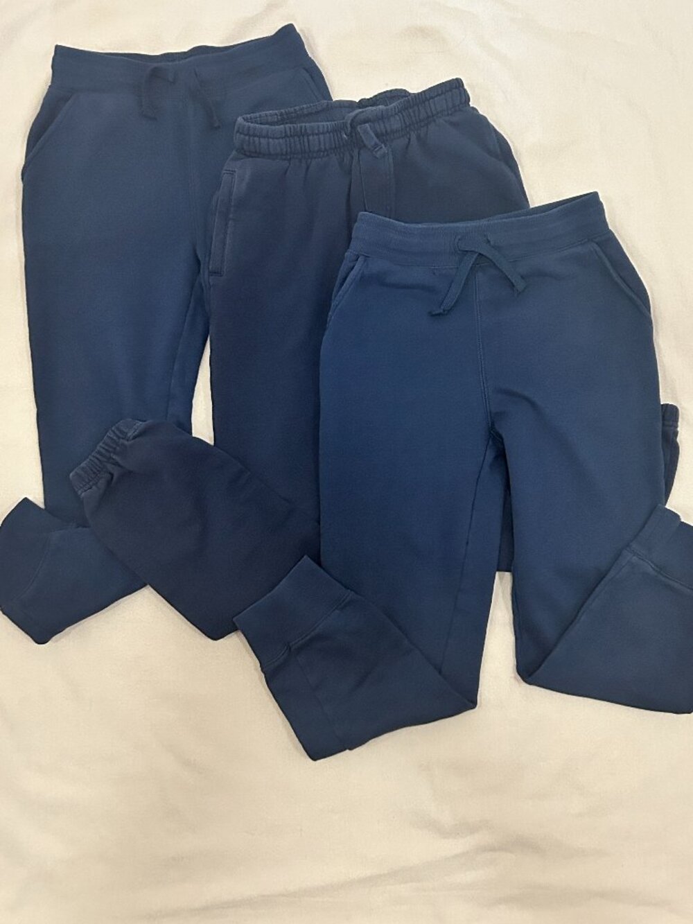 Bundle: (3) Pull On Navy Joggers - 10